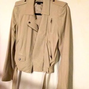 Theory lamb leather jacket